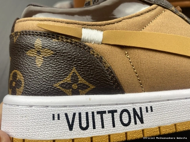 Official Maikesneakers AJ1 LOW Air 1 OW x Off-Louis Jordan 0708